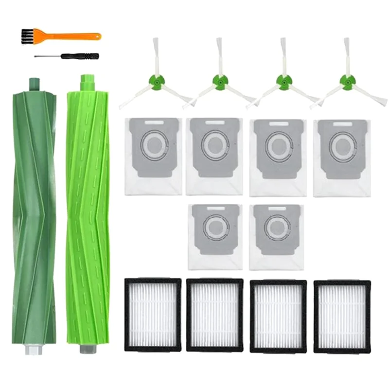 BAAM-для Irobot Roomba I7 I7 + I4 I3 I6 серии запасные части роликовая боковая щетка Hepa фильтр бумажный мешок робот-пылесос