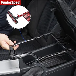 Car Accessories Console Armrest Storage Box Frame Trim Carbon Fiber Pattern For BMW F30 F31 F32 F33 F36 3 4 Series 3GT 2013-2019