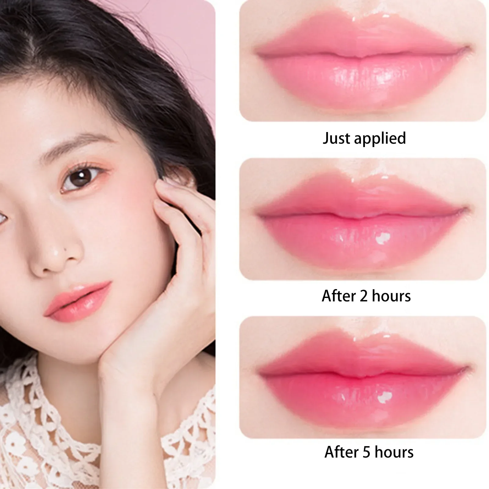Moisturizing Bright Crystal Jelly Lipstick Temperature Change Color Lip Gentle Fashionable Korean Makeup Products Beauty
