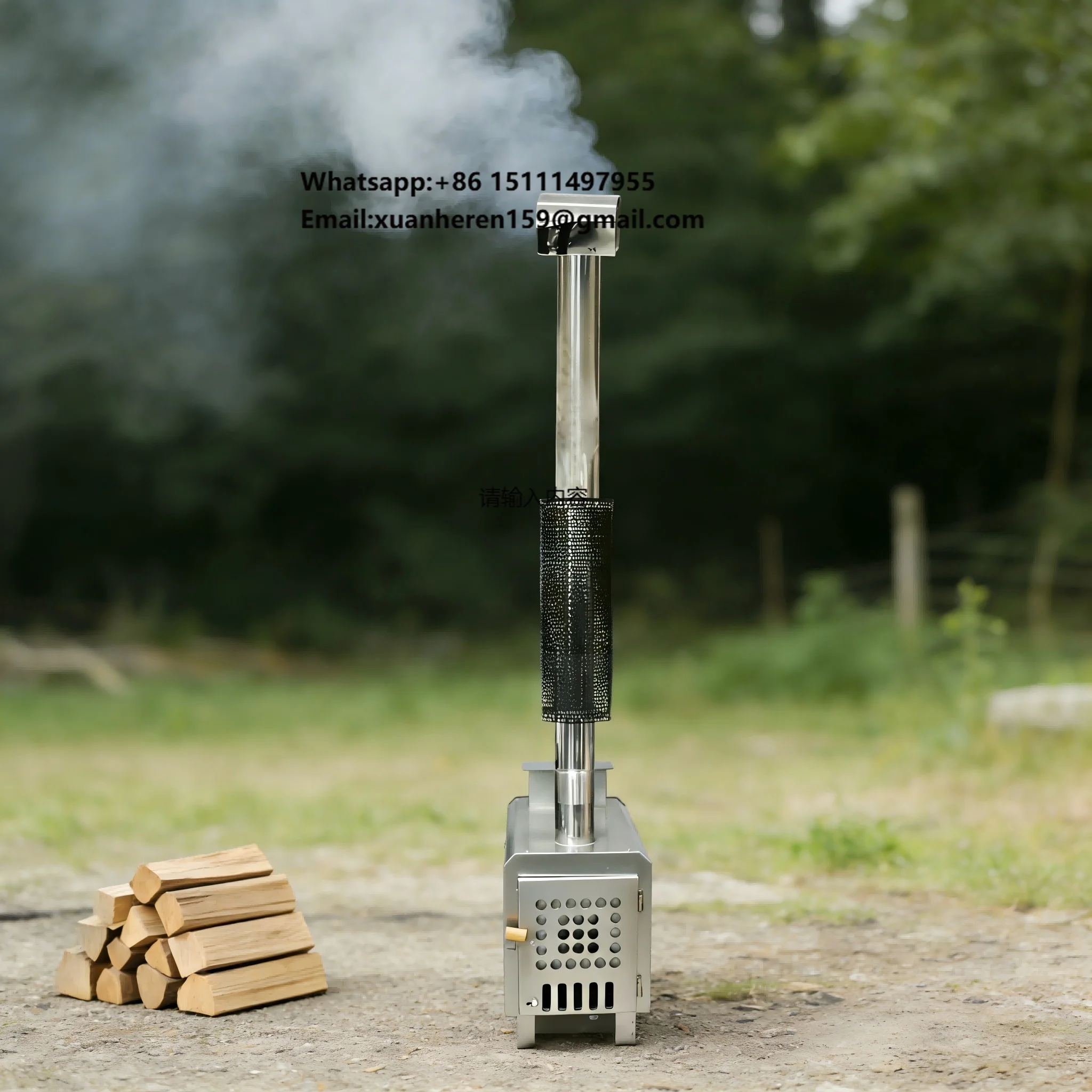 Powerful Modern Wood Burning Stainless Steel Sauna Stove Lightweight Long Burn Time Sauna Heater for Outdoor Use