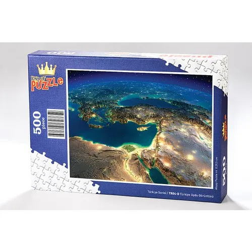 King Of Puzzle Turkey Satellite Image Of the Wooden Puzzle 500 Pieces (TR04-D)