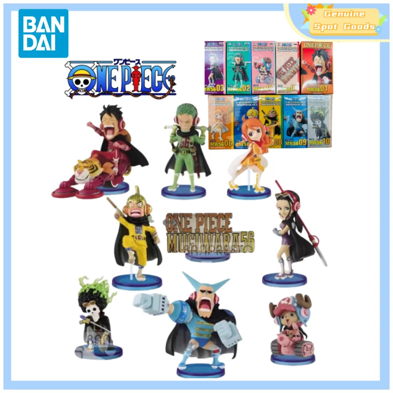 Echt Bandai EEN STUK Wcf MUGIWARA 56 Luffy Anime Actiefiguren Model Figuur Speelgoed Collectible Cadeau voor Speelgoed Hobby Kinderen