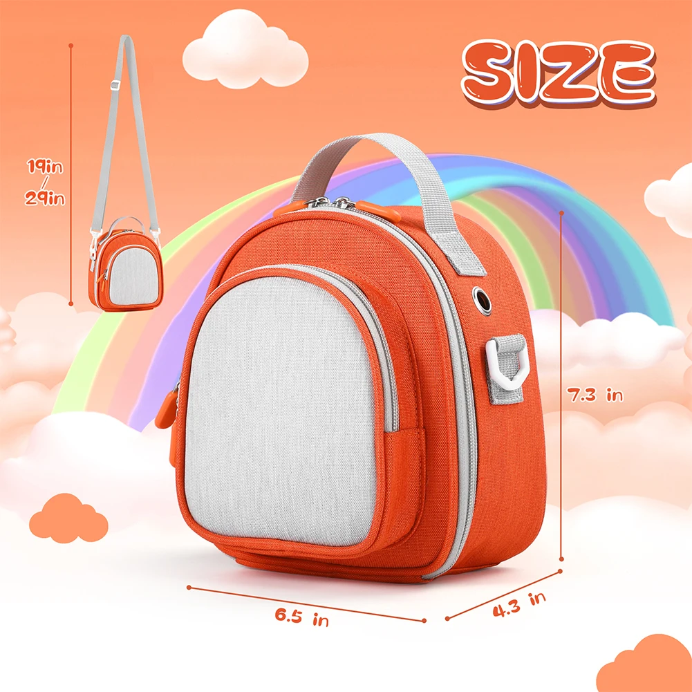 

Carrying Case for Yoto Mini (2024 Edition) Travel Case Card Holder Hold Up To 30 Cards Hard Case Organizer Bag for Audio Player