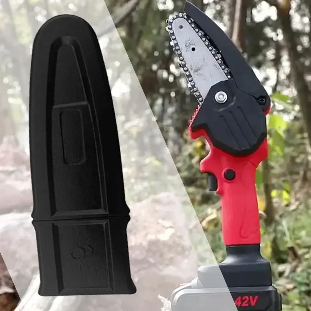 4Inch 6Inch Chainsaw Bar Protect Cover Scabbard Protector Accessories Plastic Black Chainsaw Chain Guard Power Tools