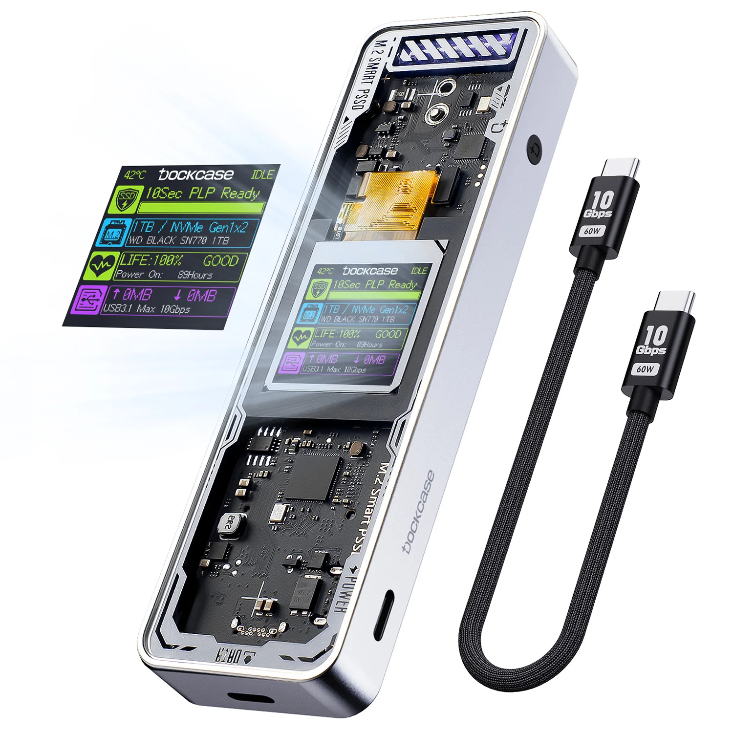 Dockcase Explorer Edition Smart SSD Enclosure - 1.33