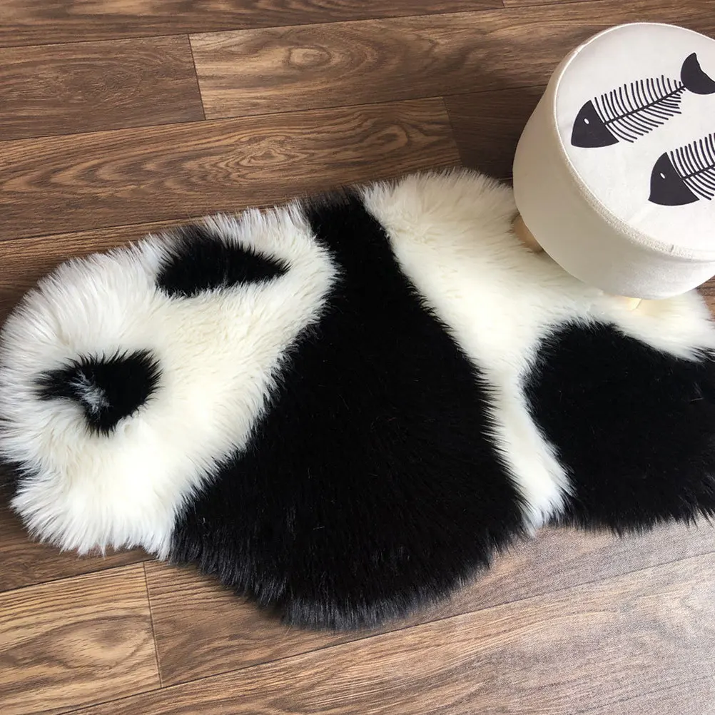 

Nordic Panda Carpet Floor Mat Modern Decoration Non-Slip Living Room Rug Easy Clean Birthday Gift