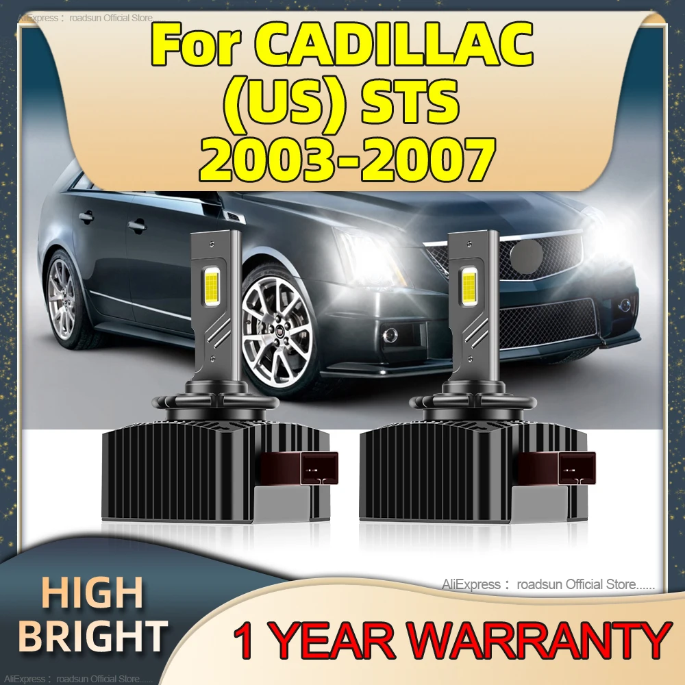 Car Led Canbus Headlights 110W D1S Auto Lamp Long Life with Fan Cooling For CADILLAC (US) STS 2003 2004 2005 2006 2007