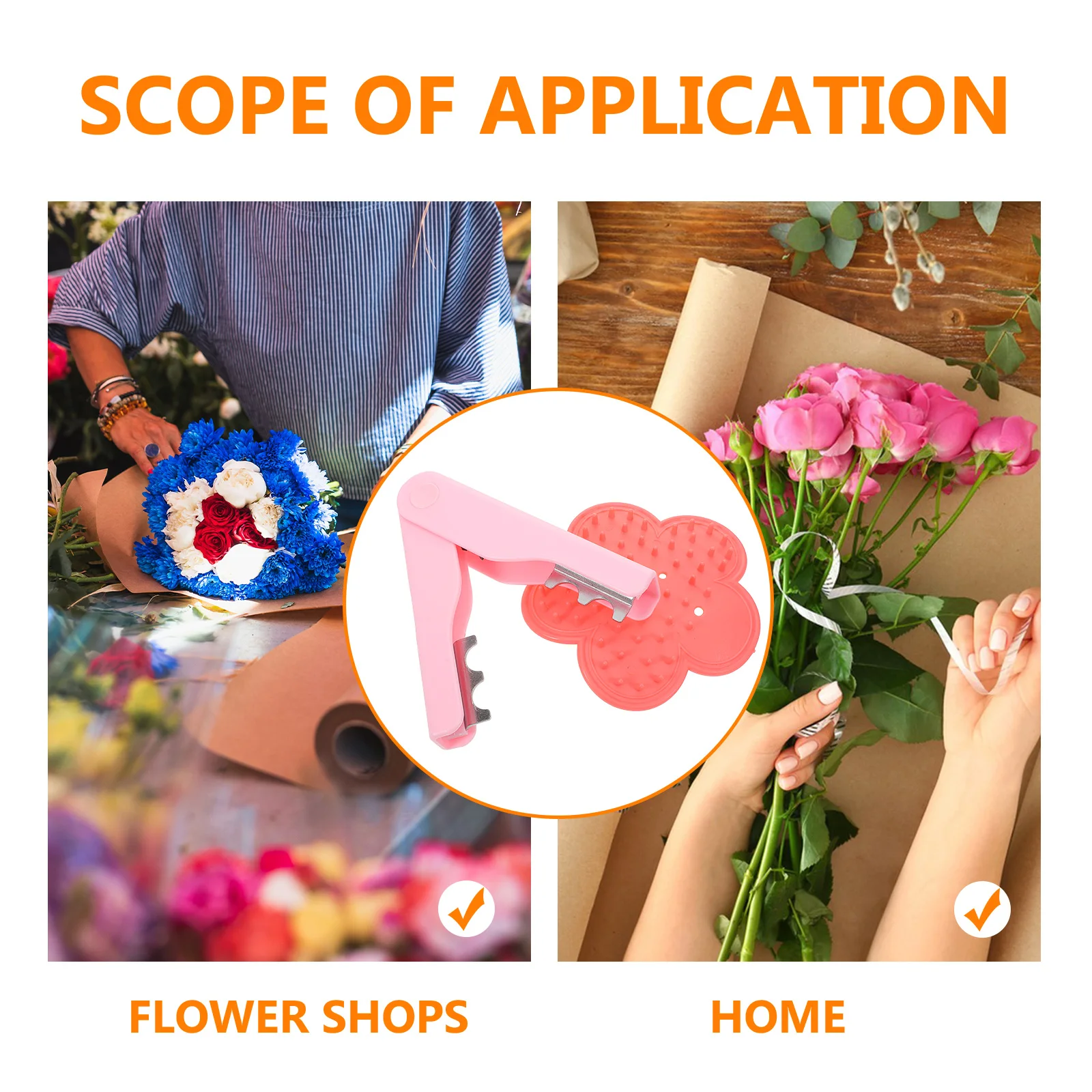 

2Pcs Rose Stem ABS Remover Tool Flower Arrangement Garden Plant Care Pruner Handheld Gardening for Roses