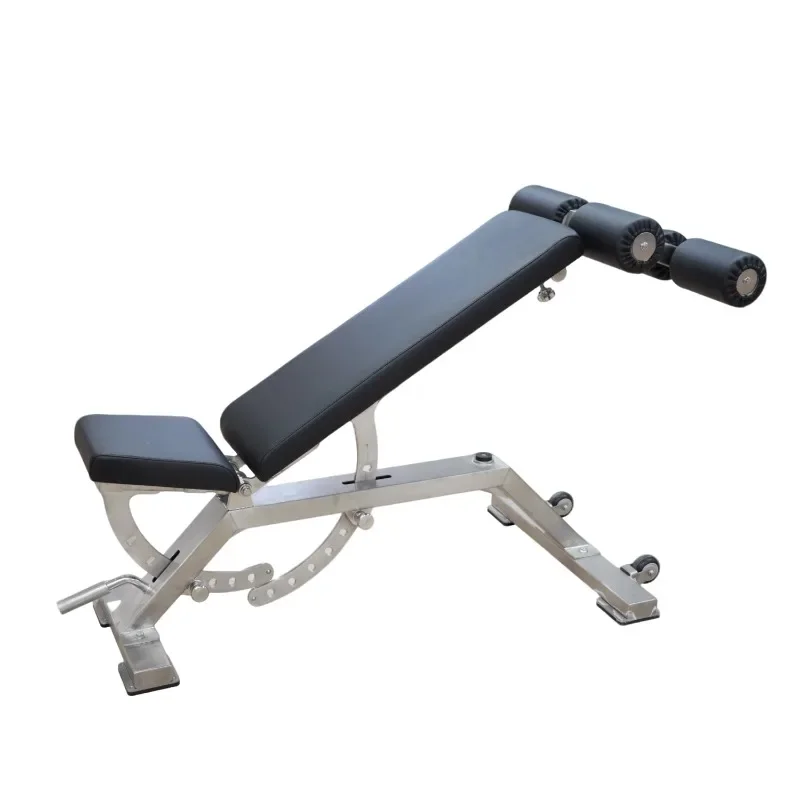 Stainless steel multi-functional dumbbell stool,abdominal muscle training chair, waist and abdominal training stool bench press