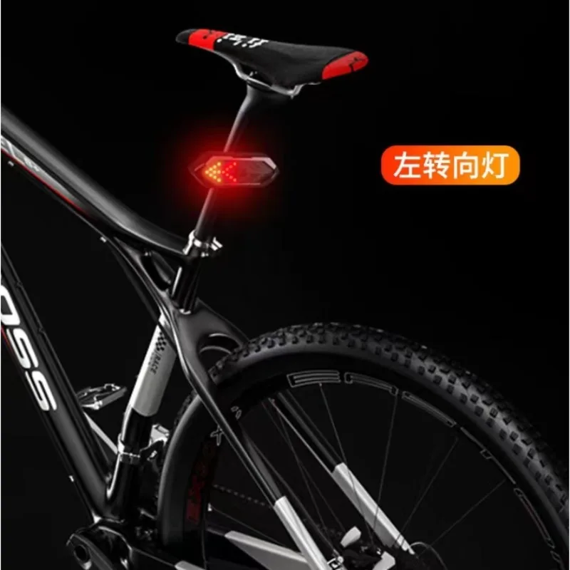 Bike Turn Signal Rear Light Remote Bicycle Lights LED USB Rechargeable Bicycle Lamp Bike Wireless Warning Tail Light image 5