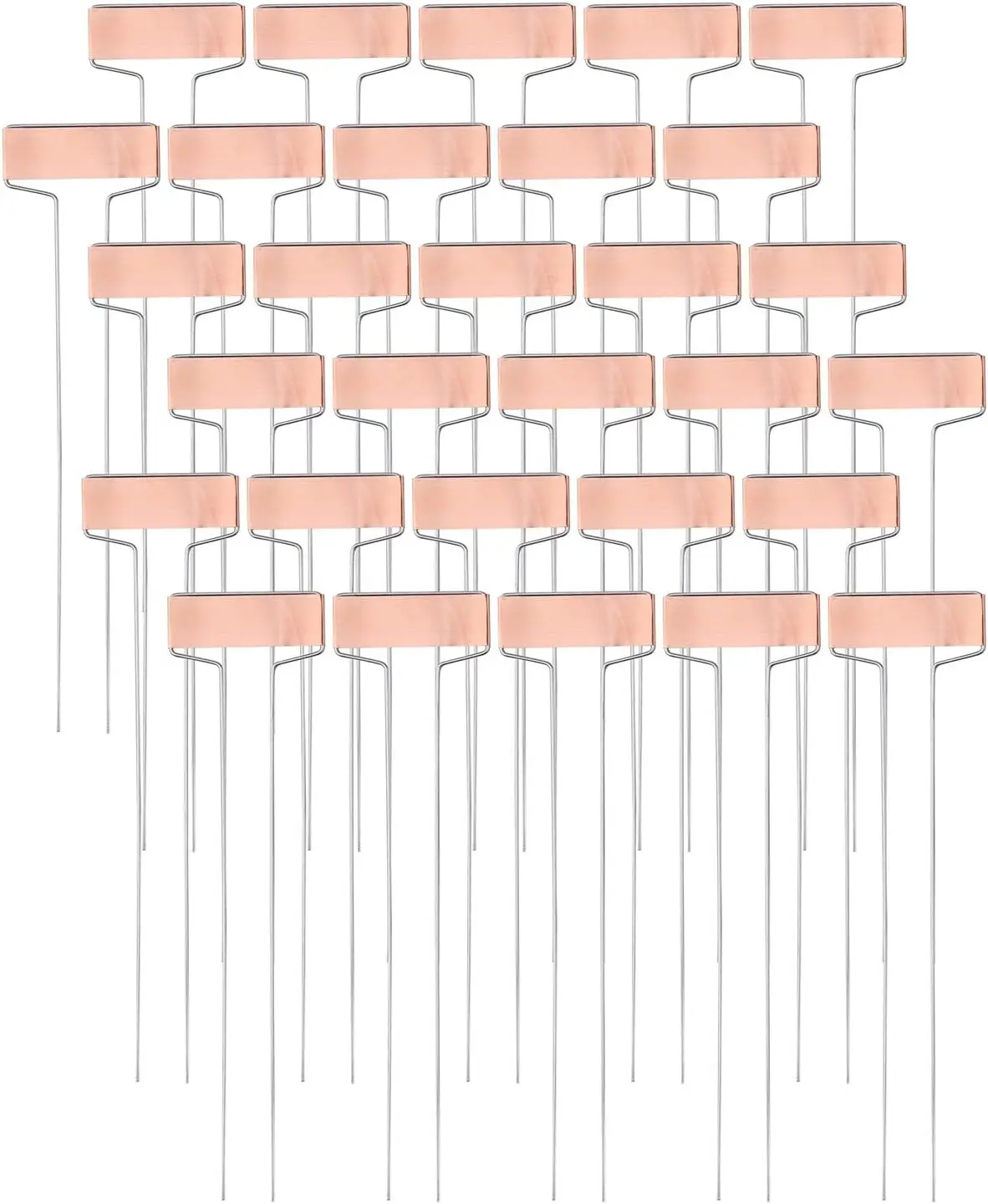 

Набор из 30 медных металлических этикеток для растений, 10 дюймов, многоразовые маркеры для сада