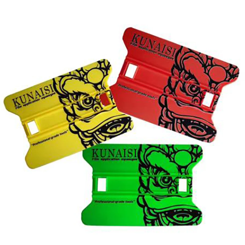 

TOFAR 3pcs Trend Design Car Film Wrap Vinyl Squeegee Window Tinting Tool Bubble Removal Tools Professional Corner Stick Scraper