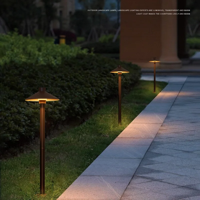 Imagem -04 - Outdoor Impermeável Led Gramado Lâmpadas Jardim Criativo Guarda-chuva Lâmpadas Corredor Caminho Luzes Jardim Decorativo Quintal Paisagem Plug-in