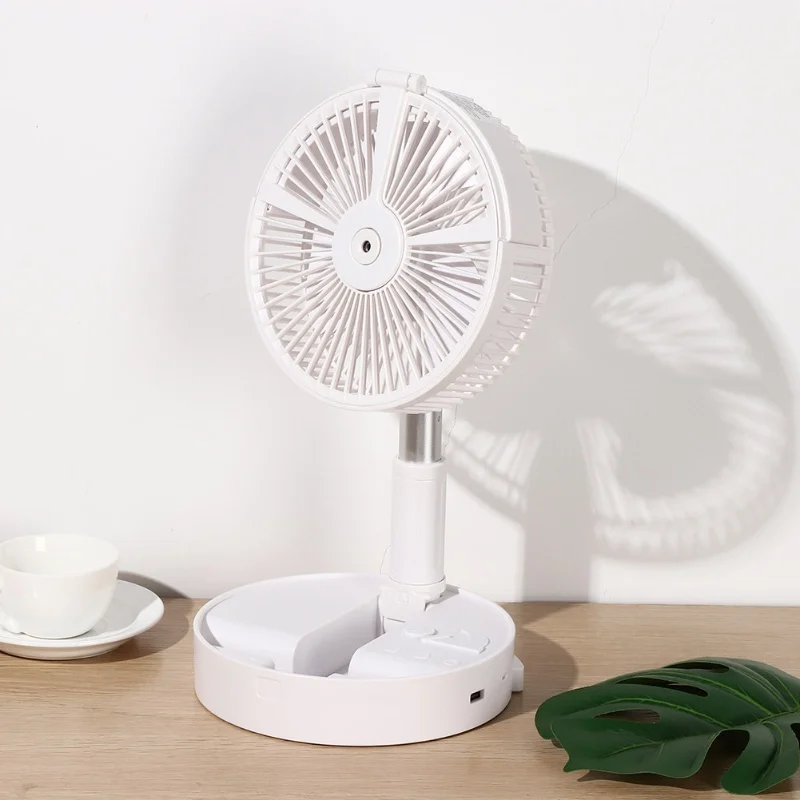 portable-telescopic-desktop-fan-folding-atomizing-hydrating-led-fan-usb-charging