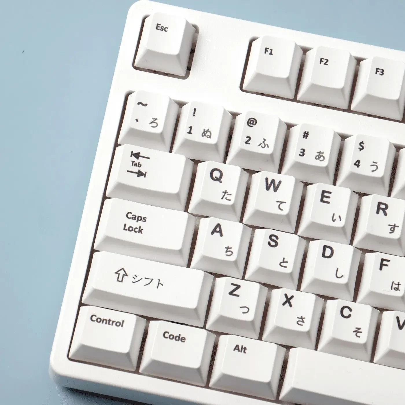 Minimal white 61/87/104/108 keys Original height PBT sublimation mechanical keyboard keycap personality