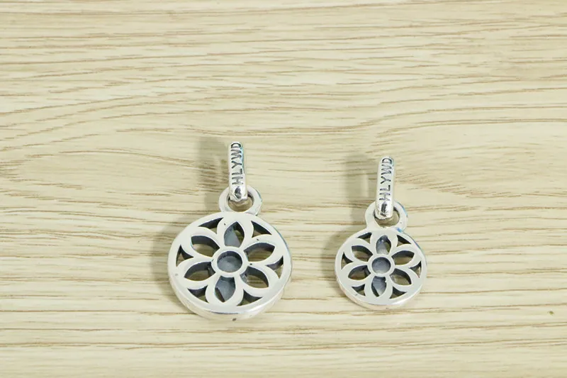 Punk 925 Sterling Silver Necklace Pendant Lightning Sakura European and American Retro Men's and Women's Fashion Network Red Per