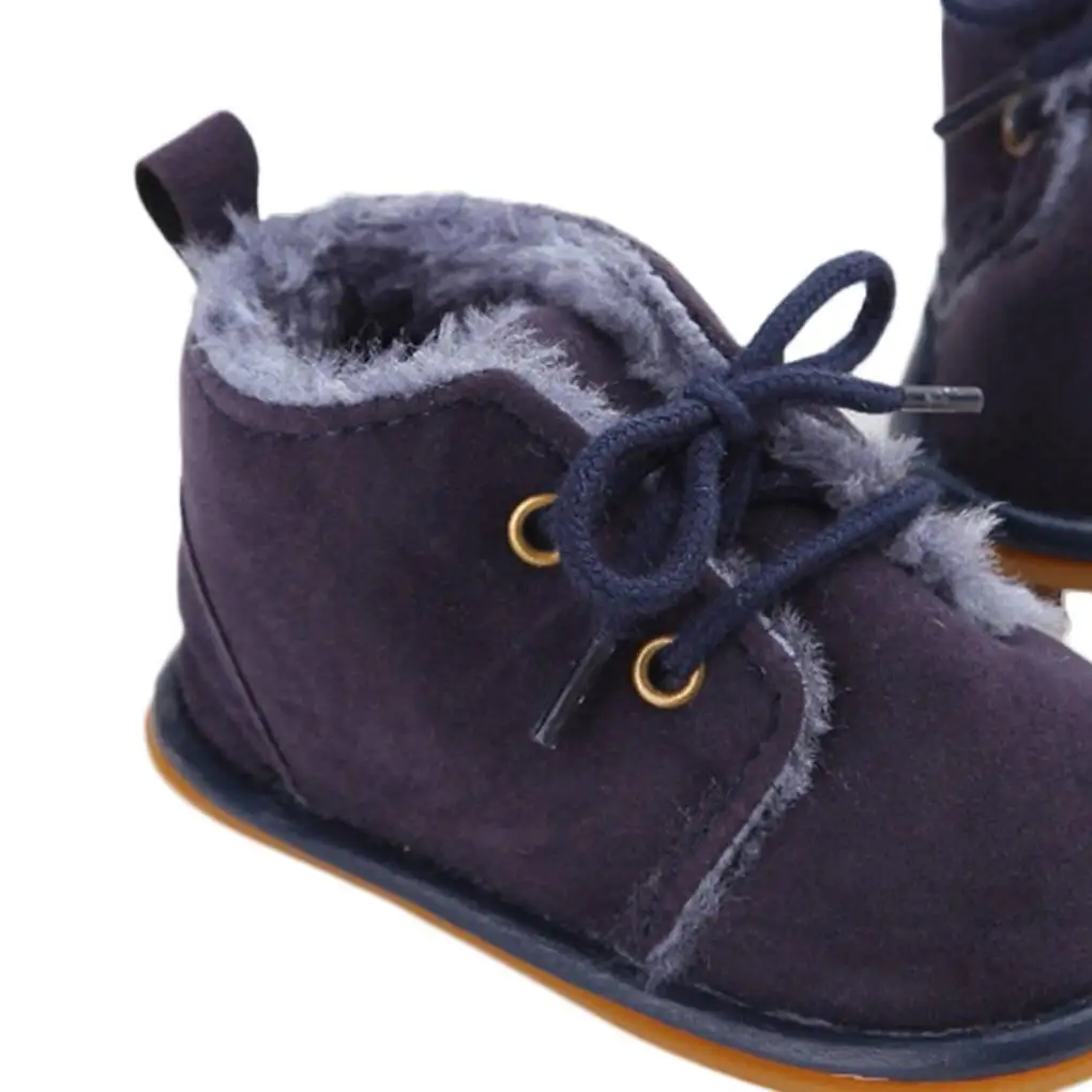 

Winter Infant Shoes Boots Unisex Baby Boys Girls Warm Cotton Anti-Slip First Walkers Crib Shoes