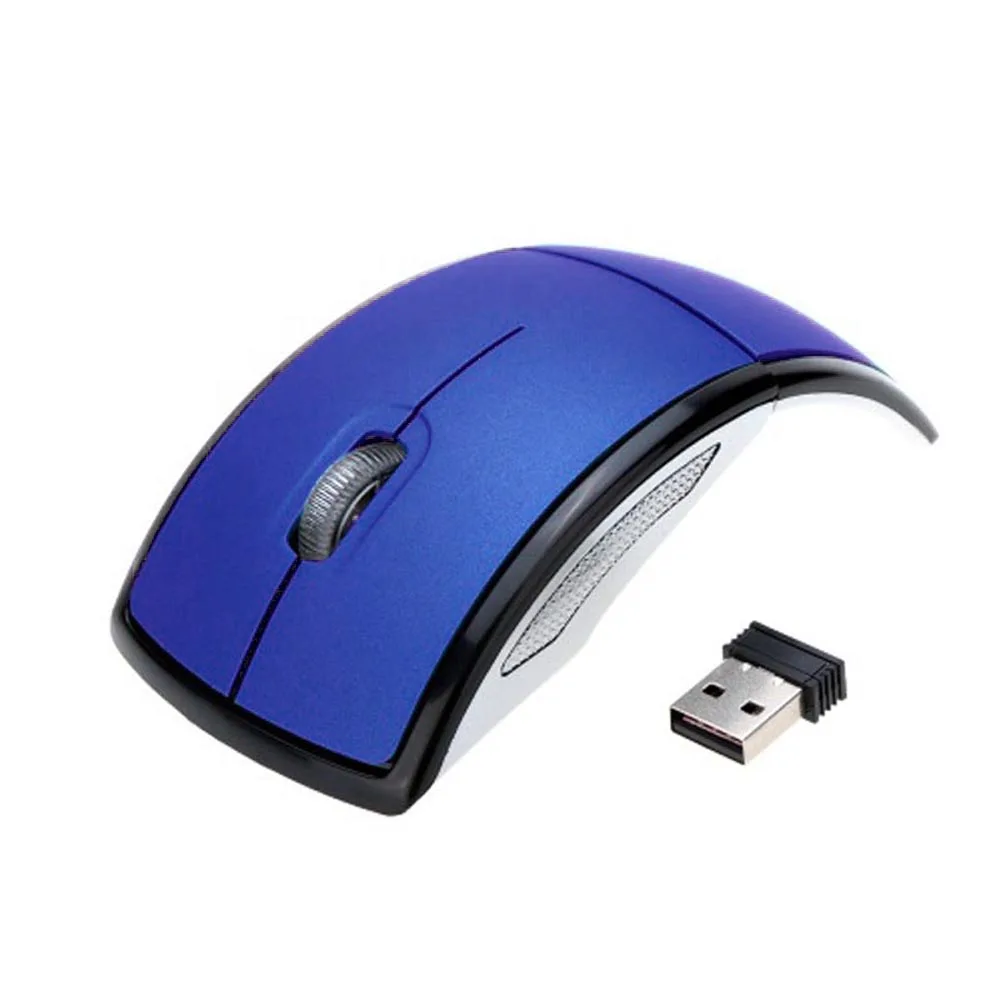 Gaming Mouse USB Wireless 2.4GHz Arc Folding Mouse for Laptop Tablet PC Computer ND998