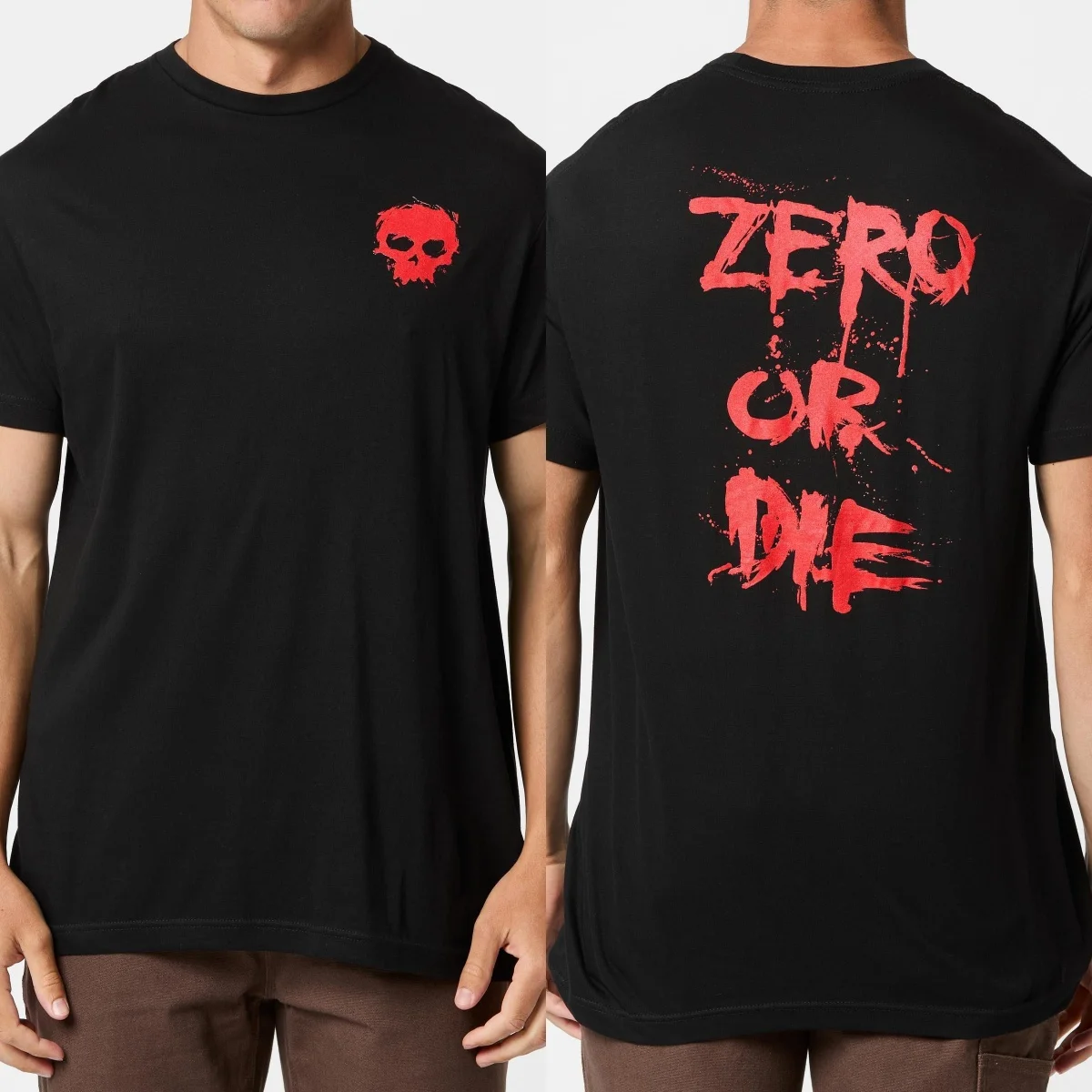 New Zero Graphic Cotton T-shirt Unisex Summer Short Sleeve Fashion Brand Tee Luxury Casual Vintage Tees