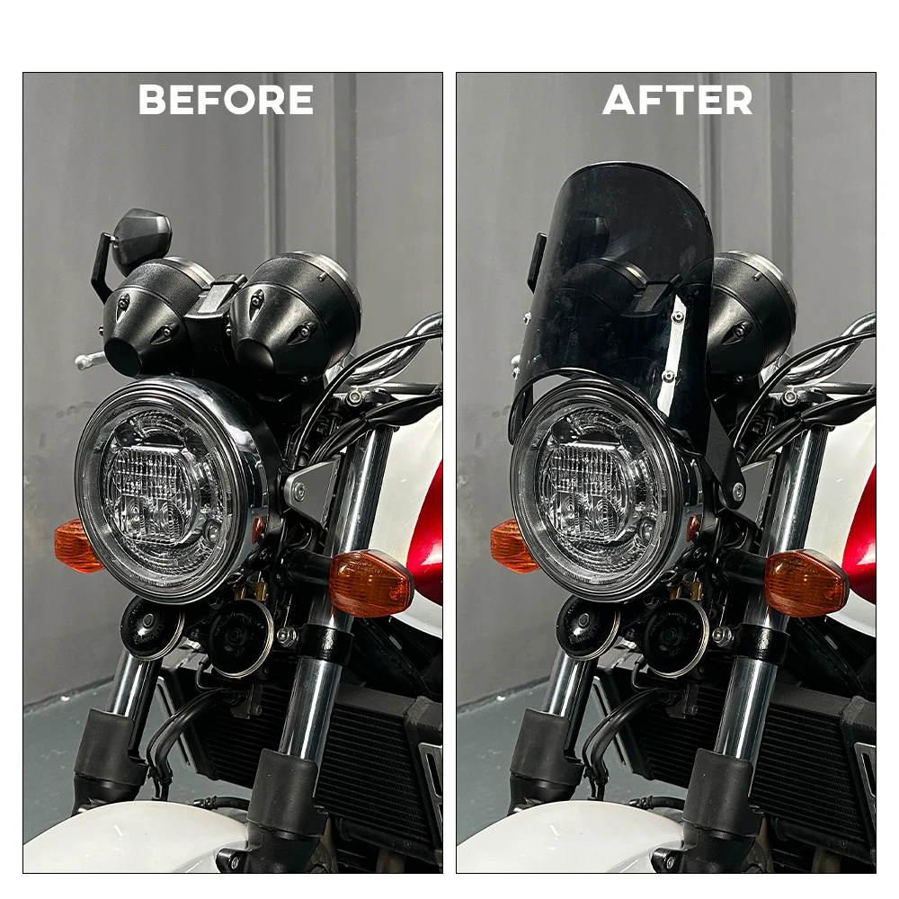 Motorcycle Windscreen For HONDA CB400SF CB400SB CB1300SF CB1300 SF CB400 Super Four Windshield Headlight Fairing Wind Deflector