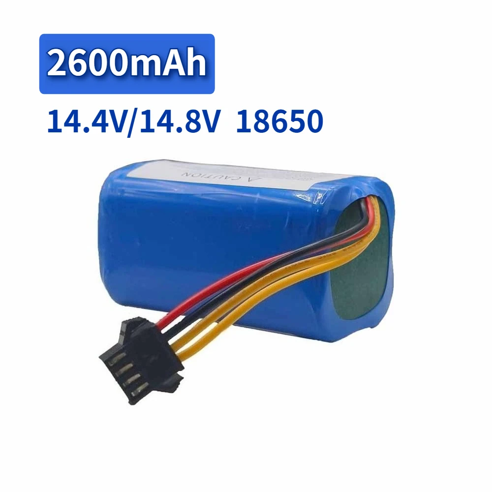 14.4V/14.8V 2600mAh 18650 Li-ion Battery for Haier Robot Xshuai HXS-C3 Robot Vacuum Cleaner Sweeper Batteries Replacement