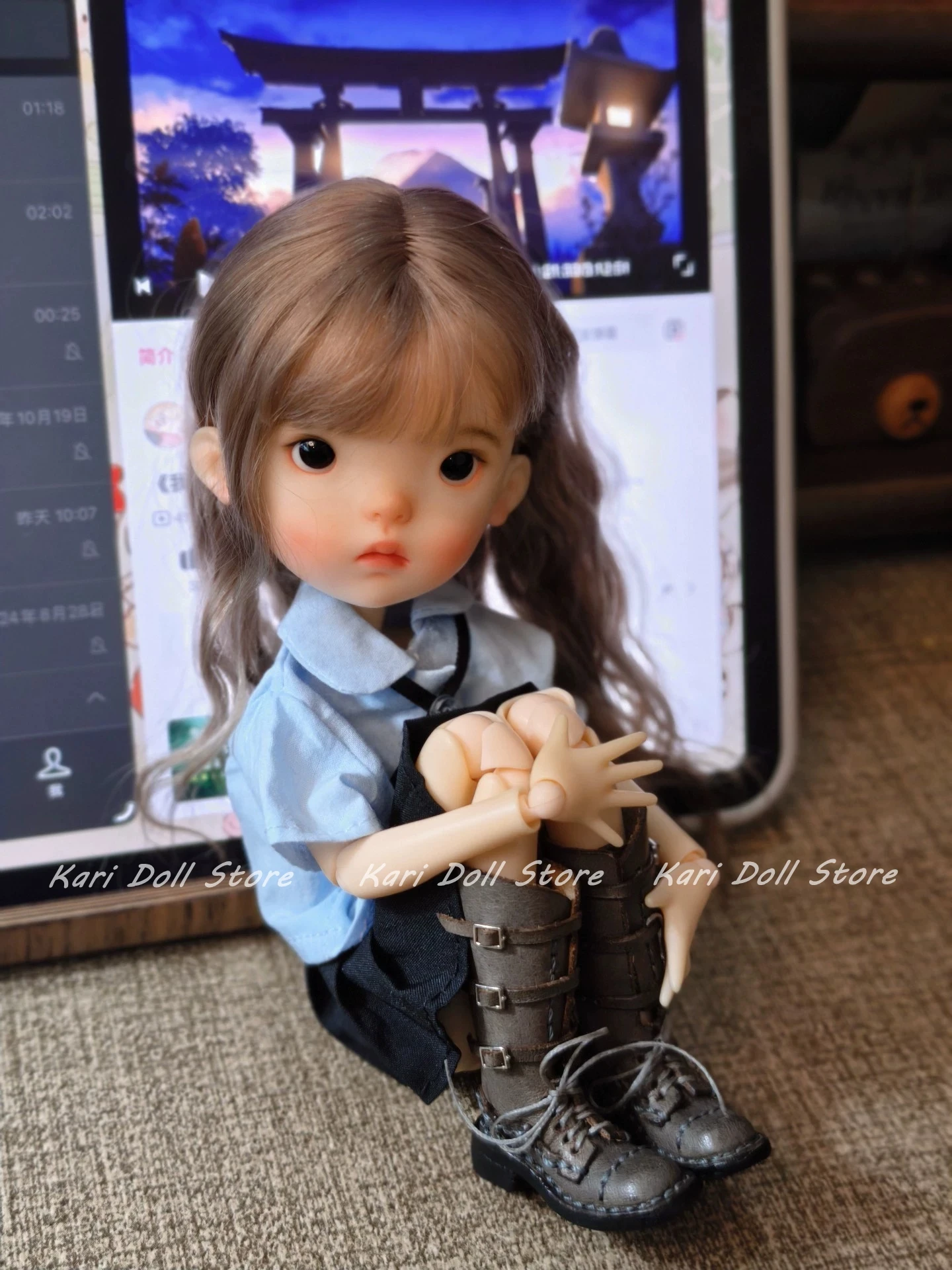 أحذية دمية كاري أحذية طويلة لدمية Landazz Landoudou ob24 ob22