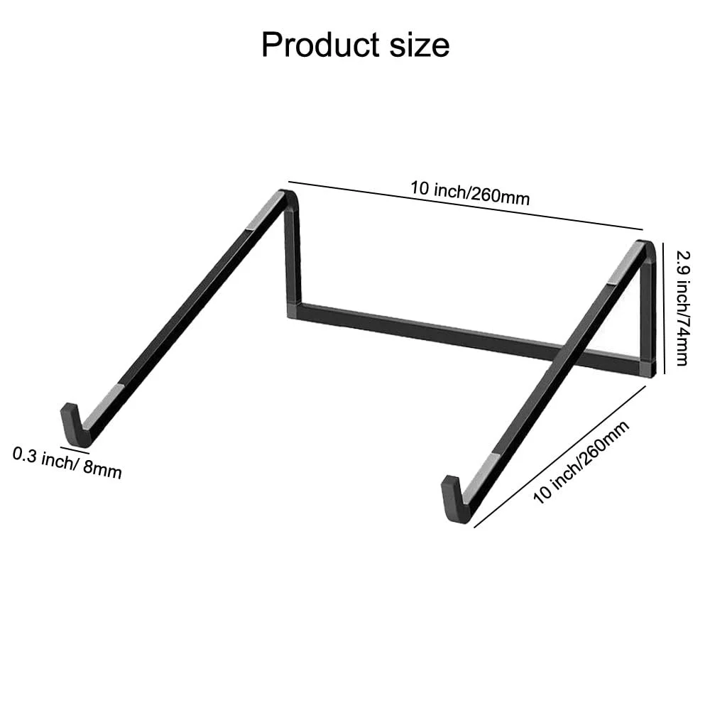 Adjustable New Laptop Stand Notebook Holder Riser Computer Tablet Stand Ergonomic Foldable Portable Desktop Holder