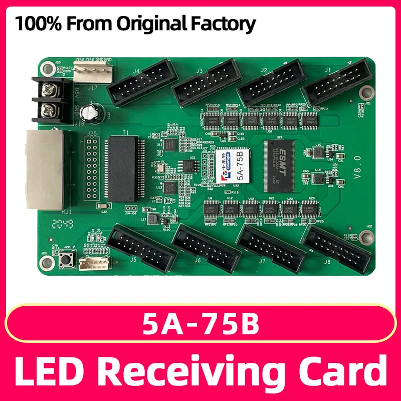 Colorlight 5A-75B LED Receive Video Wall Controller Card for P5 Outdoor Indoor LED RGB Matrix Display