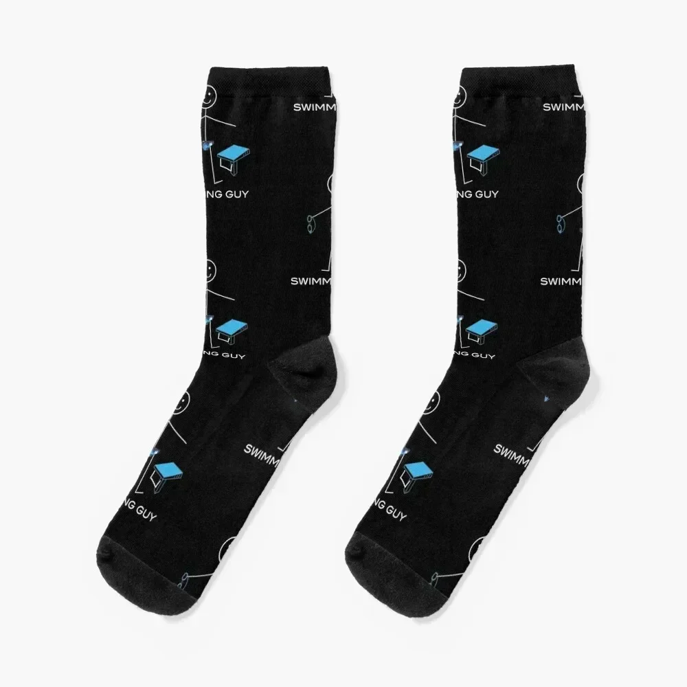 Funny Mens Swimming Guy Socks Lots loose anti slip football Antiskid soccer Man Socks Women's