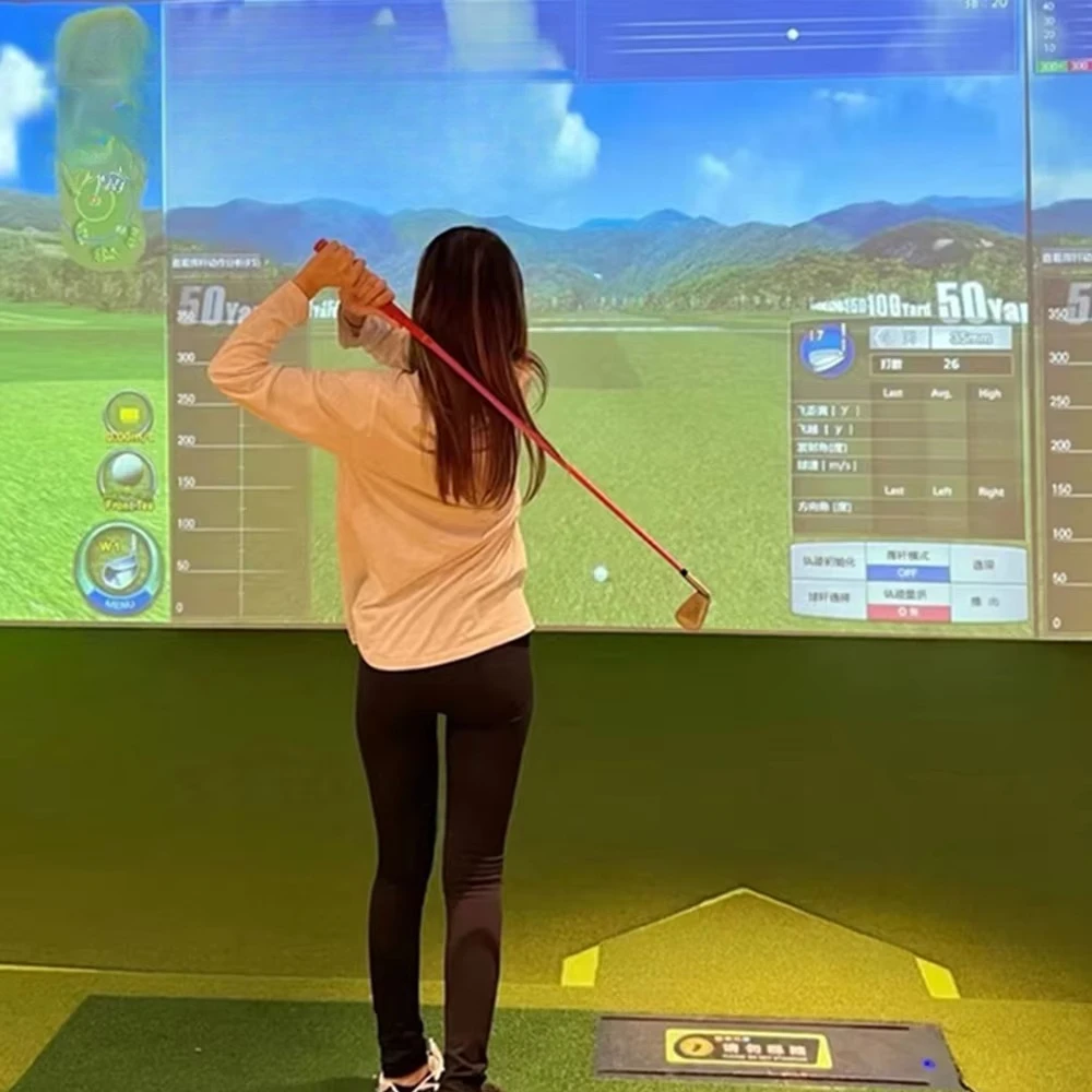 Factory Direct Indoor Golf Simulator Virtual Training Aids for Golf Practice