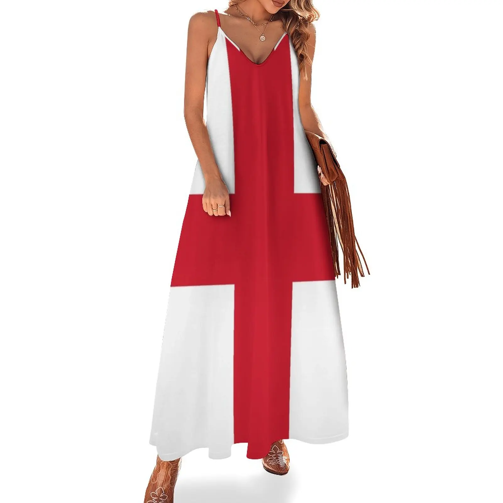 

Flag of England - St George's Cross - Football Sport Team Sticker T-Shirt Bedspread Sleeveless Dress Summer skirt birthday dress