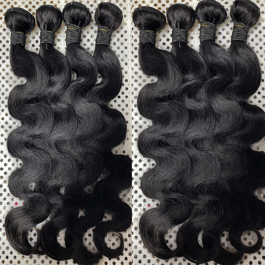 24 26 26 inch Body Wave-bundels Echt haar Braziliaans weven Natuurlijk deal Maagdelijk haar Ruw haarextensies met levering van 5-7 dagen