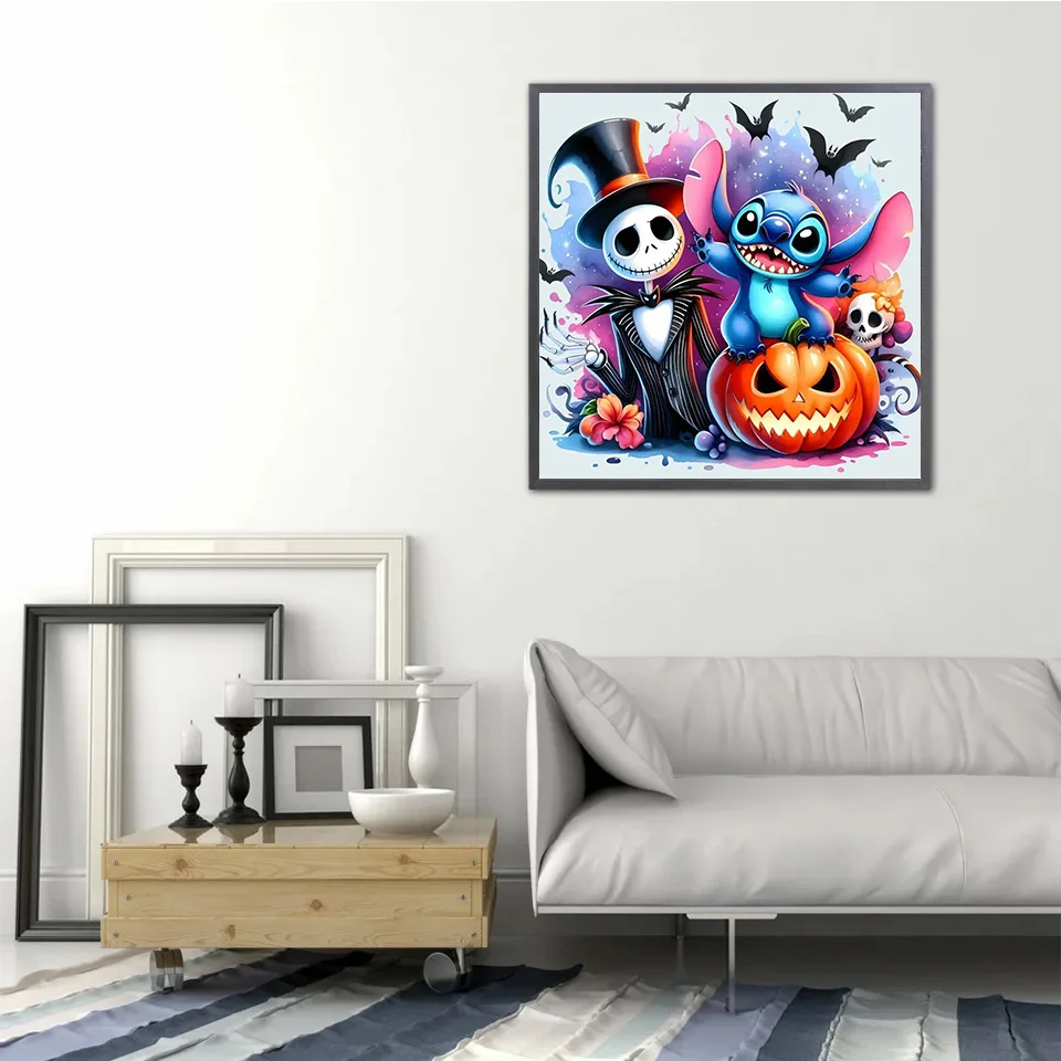 Disney Diamond Painting The Nightmare Before Christmas Cartoon 5D DIY Cartoon Diamond Mosaic Lilo Stitch Embroidery Holiday Gift