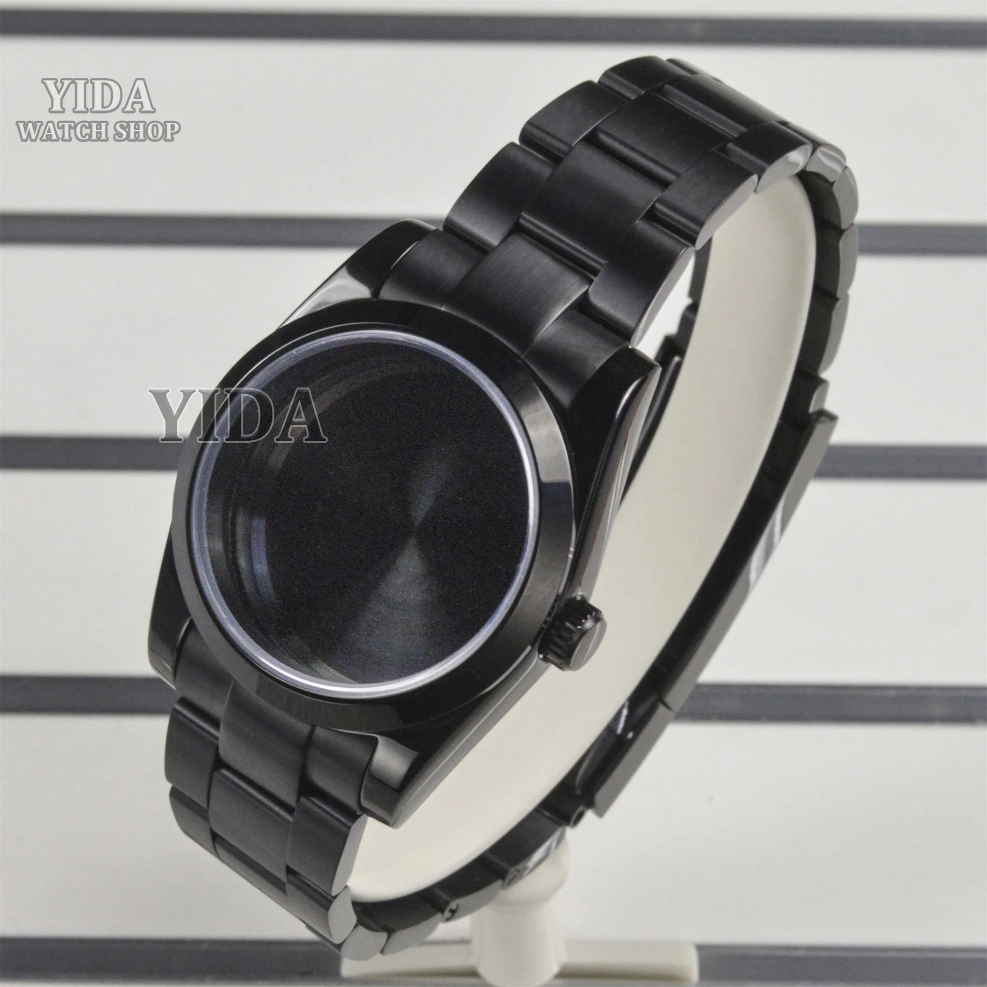 Modified WatchCase Strap 36/39mm Case Stainless Steel 28.5MM Dial For Adjustable Jubilee NH36 Movement Bracelet Sapphire Crystal