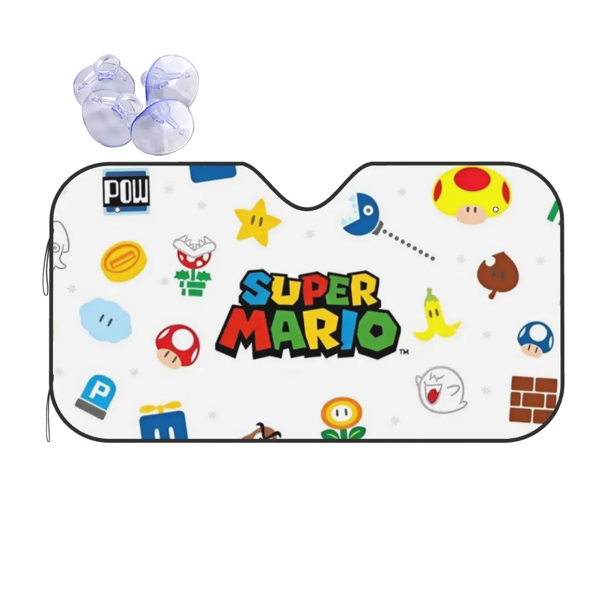 

Cartoon Super Marios Awesome Sunshade Windscreen Super Aluminium Foil Car Window Windscreen Cover Ice Shield Dust Protection