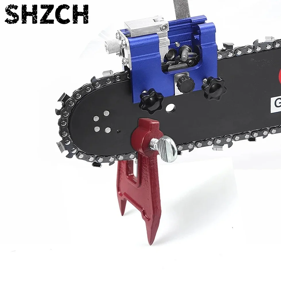 Portable Chainsaw Sharpening File Vise Heavy Duty Metal Fixture Sword Holder