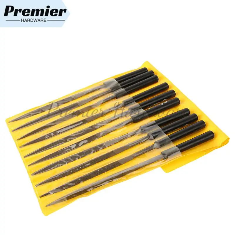 10pcs/set Metal Needle File Set Wood Rasp Metal Polishing Hand FileTools Steel Rasp Needl Filing For Metal Glass Stone Wood