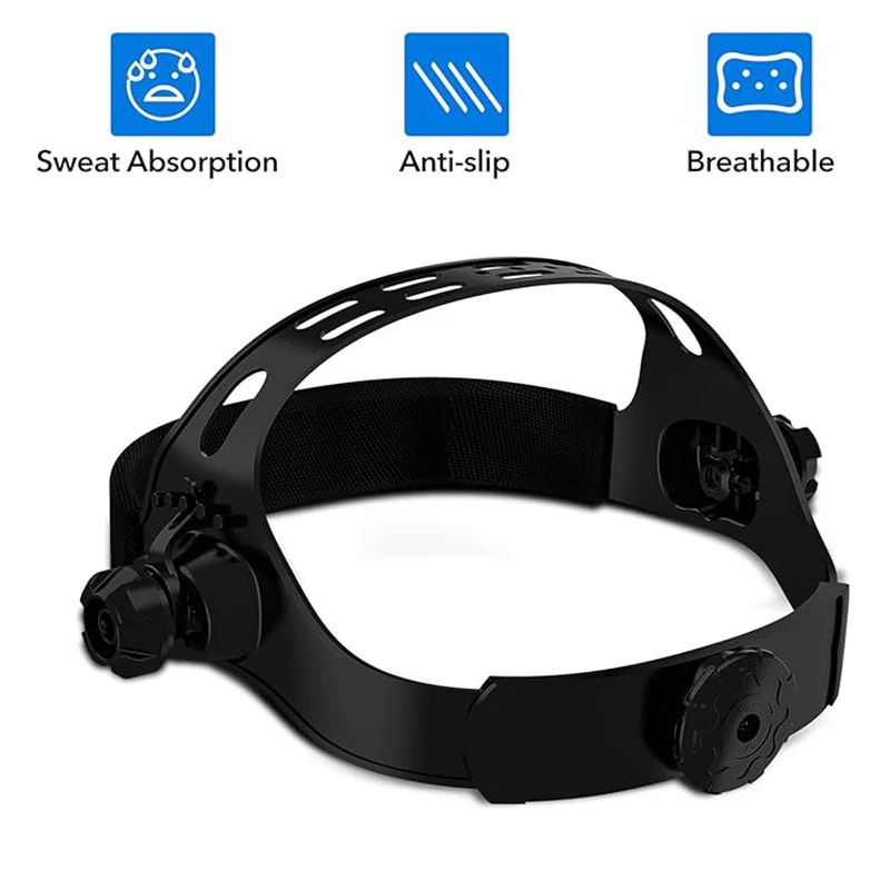 Acessórios para capacete de soldagem de arnês com faixa de suor para capacetes de soldagem de furo redondo
