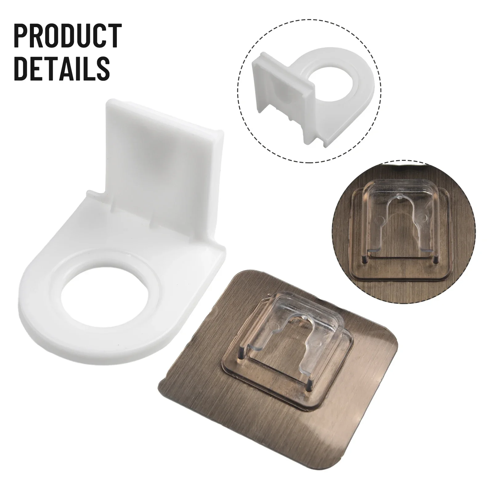 

3pcs Wall Mounted Self-Adhesive Shampoo Shower Gel Bottle Holder Shelves Hanger Wall Mounted Suction Cup Bathroom Accessories