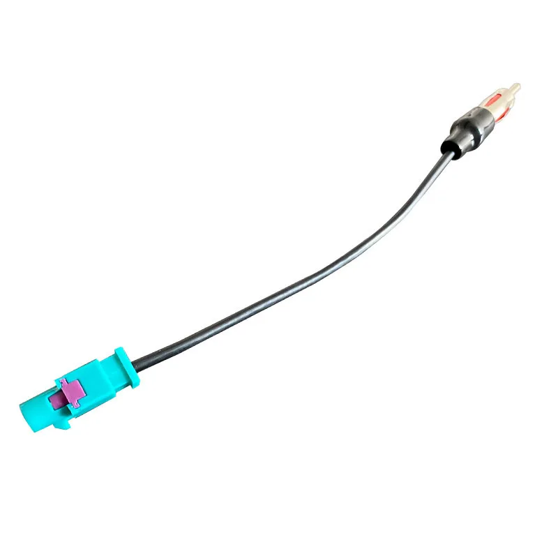 Automotive Universal Radio Antenna Adapter Interface Cable Harness Plug Suitable for Volkswagen Car Modification Supplies