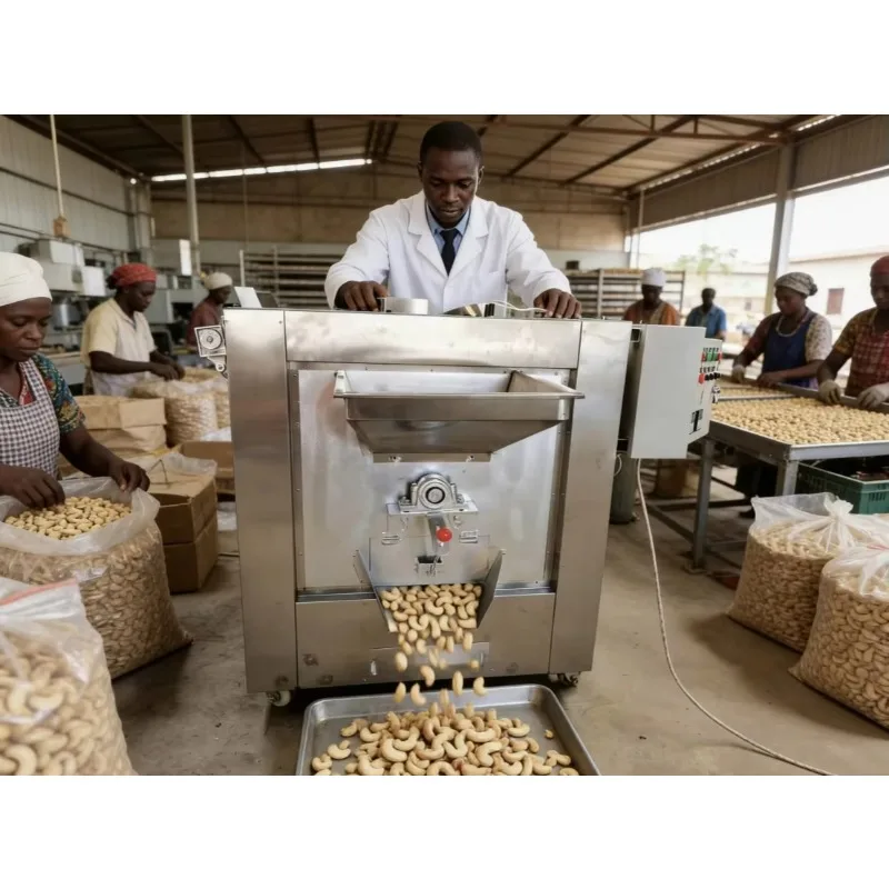 Premium Stainless Steel Nut Dryer Machine for Peanuts Cashews Sesame Food-Grade Processing for Food Factories Customized