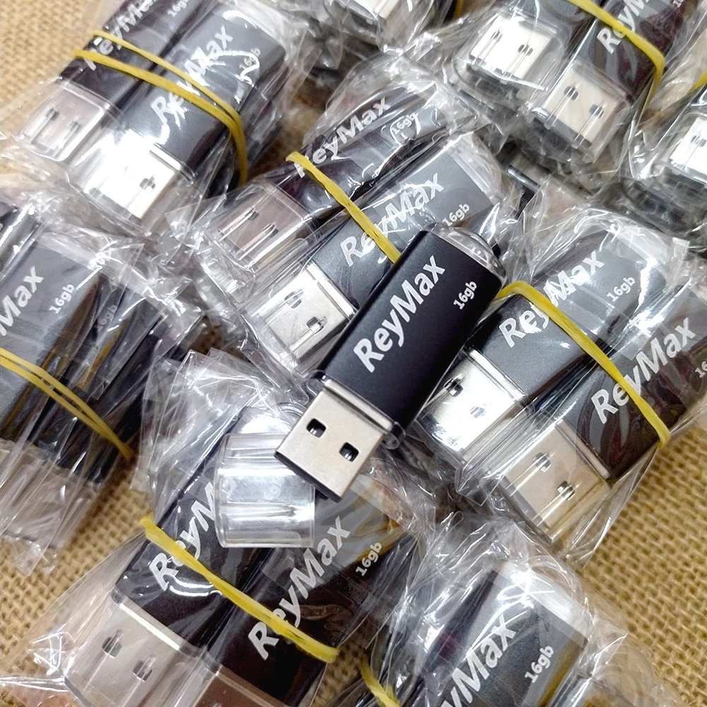 Groothandel USB Flash Drive 50 stks 2.0 Pen Drives 4 GB 8 GB 16 GB 32 GB 64 GB Pendrive Usb Memory Stick Gratis Logo voor Fotografie Gift