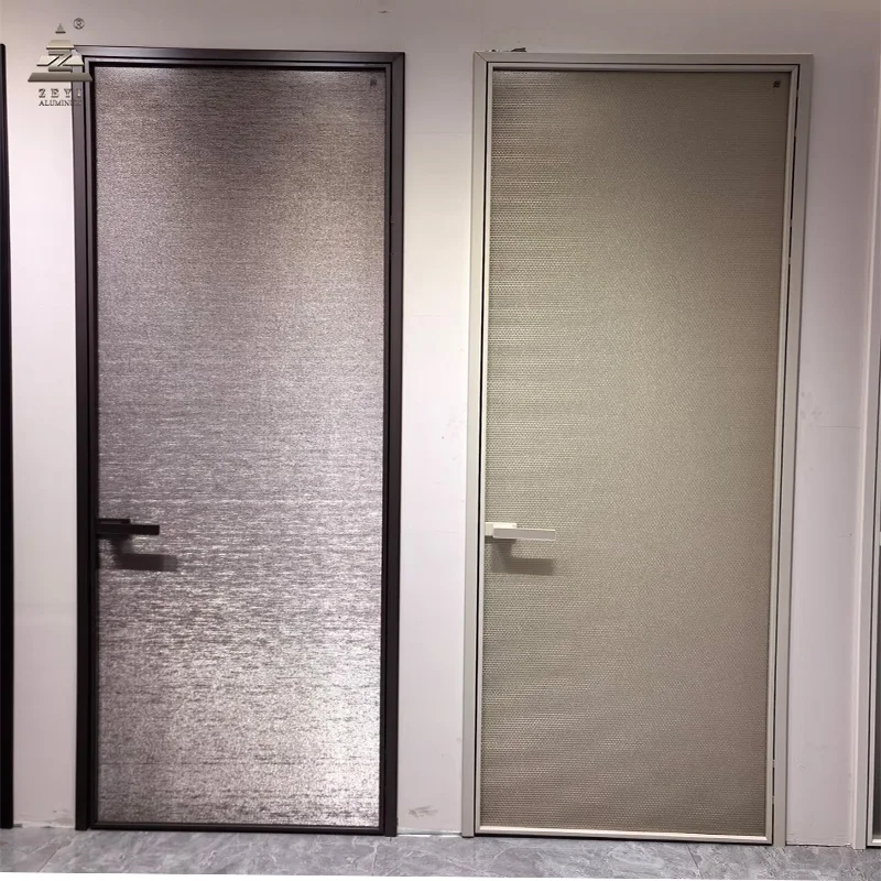 

ZEYI Floor Hinge Glass Door Impact-resistant Laminated Glass Hinges Metal Door Anti-weather Sealing System Hinged Door Products