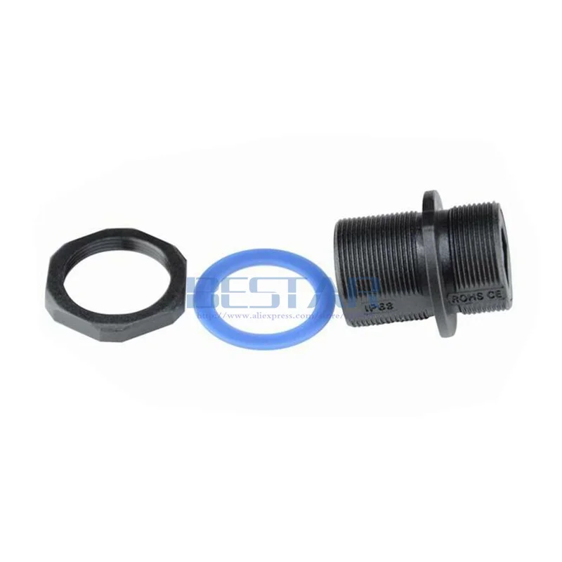 RJ45 8pin ตัวเมียเครือข่ายอีเธอร์เน็ตกันน้ำช่องเสียบปลั๊กสำหรับ AP กล้อง IP กลางแจ้งกันน้ำขั้วต่อน็อต M20 IP68 RJ 45