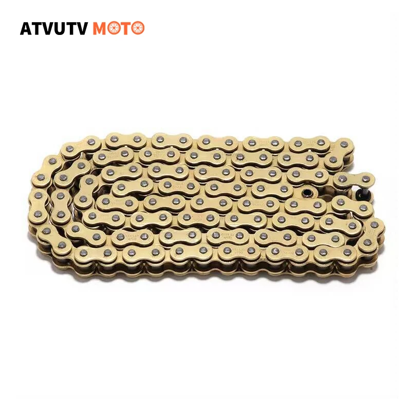 Motorcycle Heavey Duty Drive Chain 116L 126L Link Chain For Yamaha 125cc YBR 125 XTZ125 TTR Transmission Spare Parts