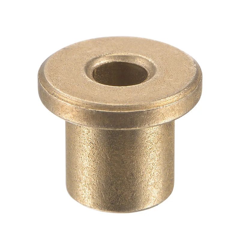 Uxcell 2pcs Flange Sleeve Bearings Inner Diameter 4/6/8/10mm Sintered Bronze Self-Lubricating Bushing