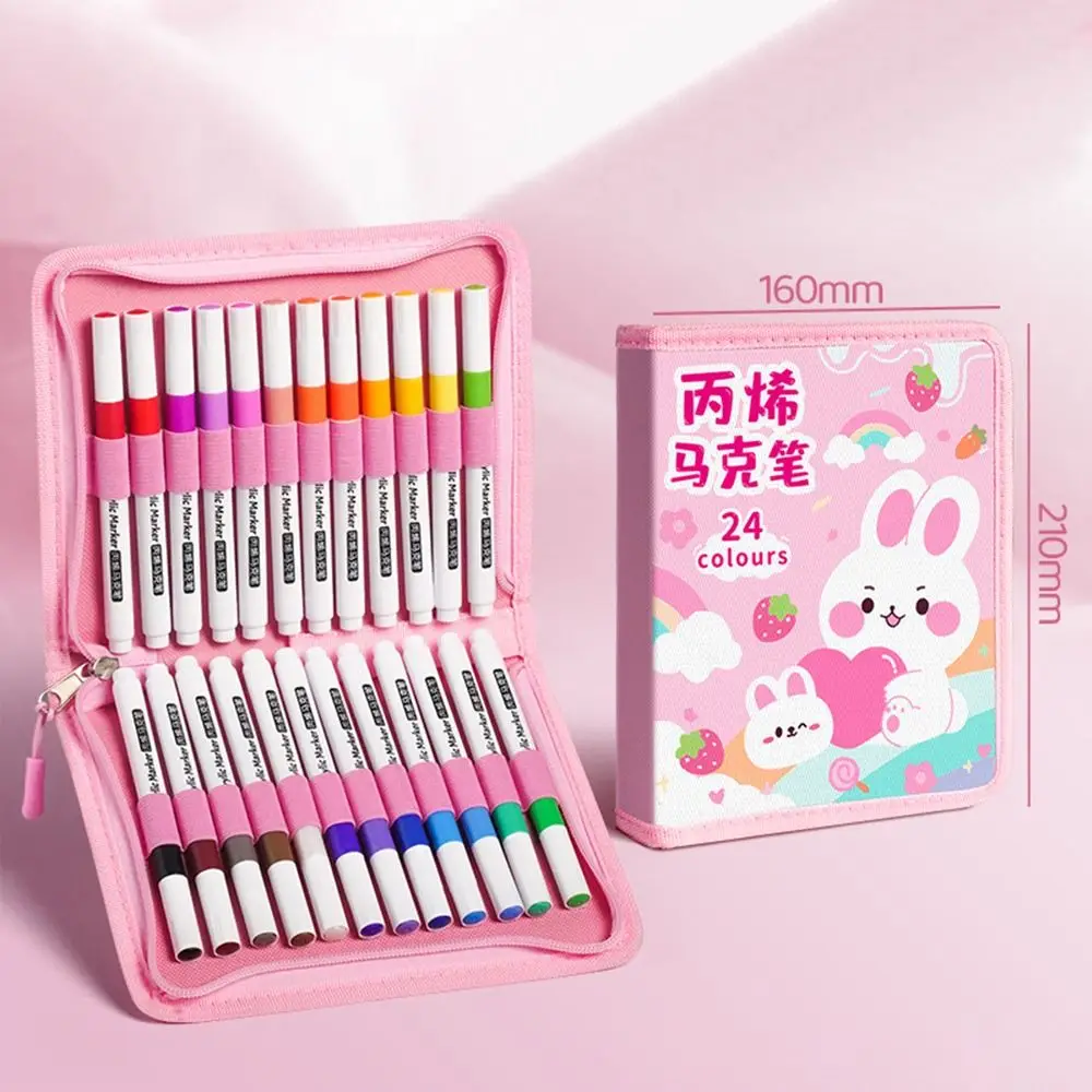 

Portable Large Capacity Art Marker Pen Storage Bag Folding Pencil Bag Marker Pen Pouch Zipper Marker Pen Organizer Stationery
