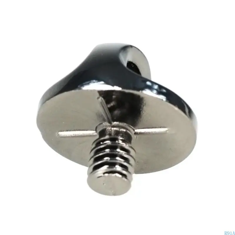 R91A DSLR 카메라 숄더 스트랩 스크류 D- 링 나사 표준 1/4 ''-퀵 릴리스 플레이트를위한 20 금속 삼각대 장착 나사