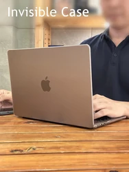 Invisible Laptop Case for Macbook Air 13 Case M1 M2 M3 M4 M5 Pro 14 16 Funda Para Mac Air 15 Pulgadas Advanced 2026 Laptop Shell