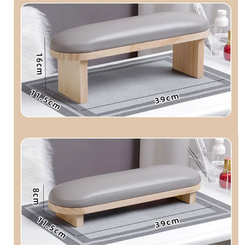 High Quality 1PC 8/16cm PU Leather Nail Hand Pillow Arm Rests Cushion Manicure Table Mat Nail Art Stand Professional  Salon Tool